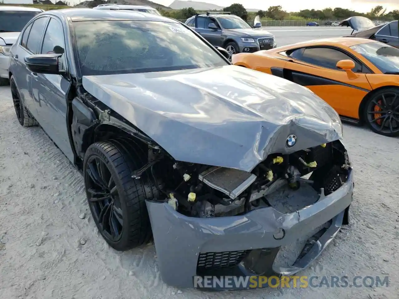 1 Photograph of a damaged car WBSJF0C57KB284415 BMW M5 2019