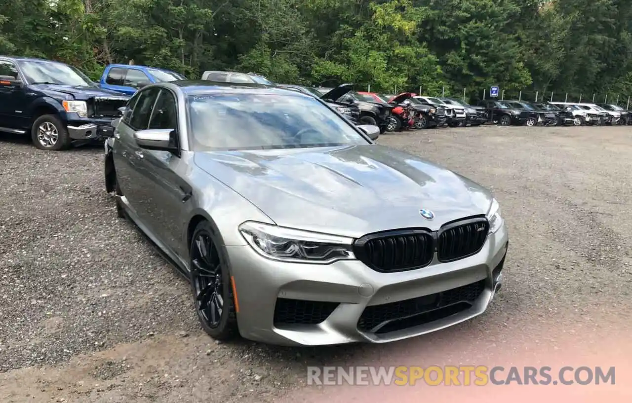 1 Photograph of a damaged car WBSJF0C57KB284429 BMW M5 2019