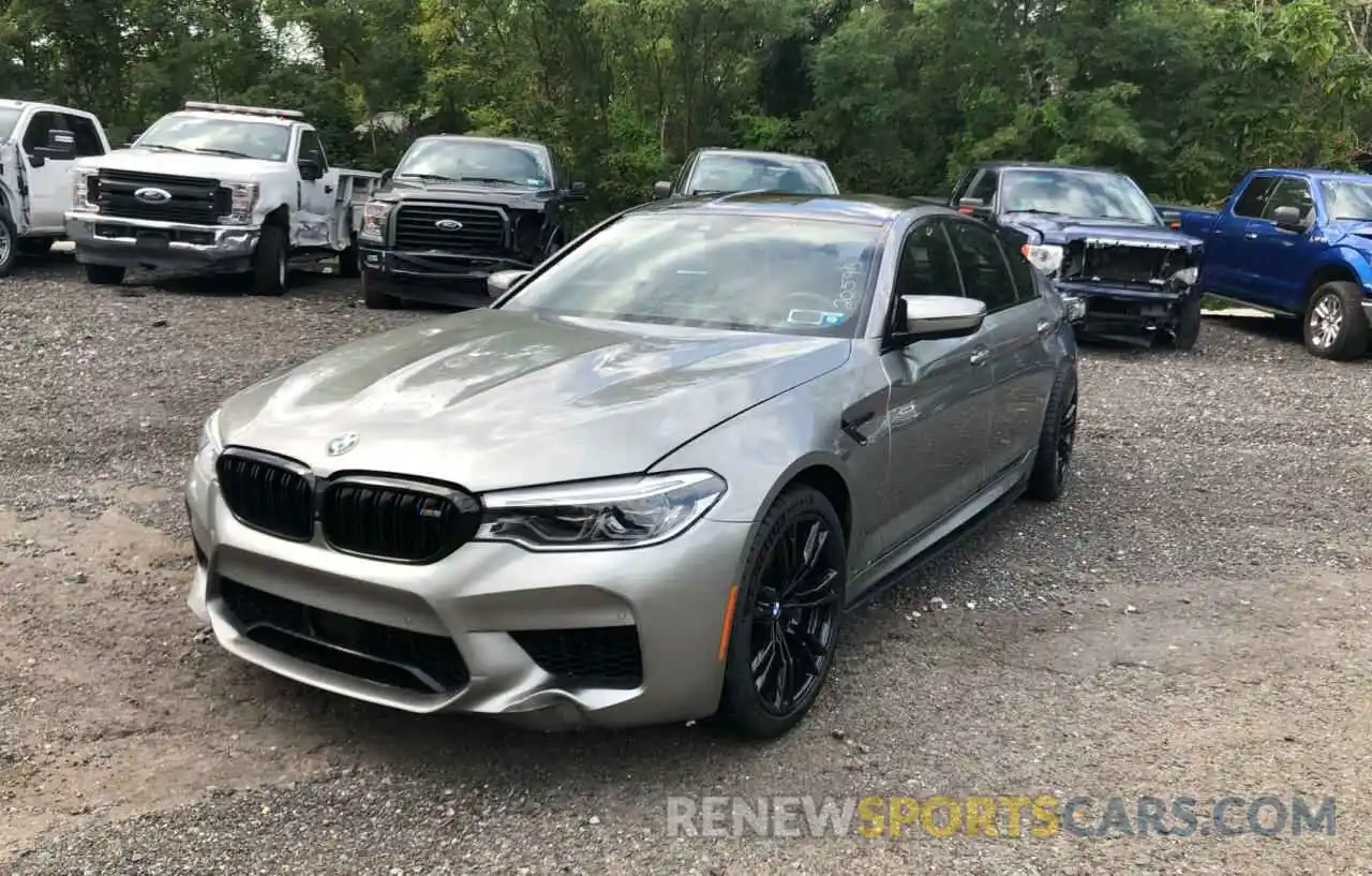 2 Photograph of a damaged car WBSJF0C57KB284429 BMW M5 2019