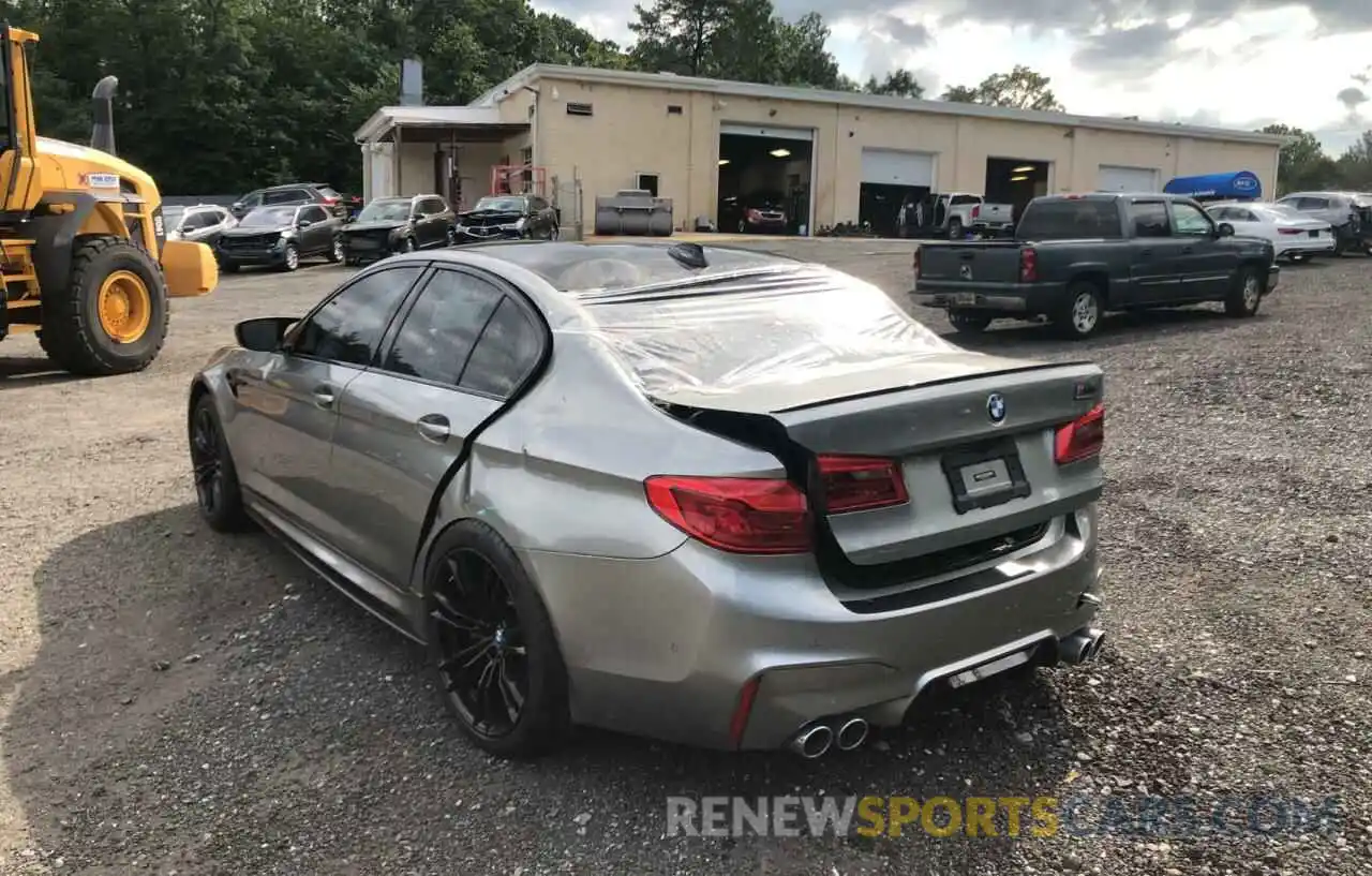 3 Photograph of a damaged car WBSJF0C57KB284429 BMW M5 2019