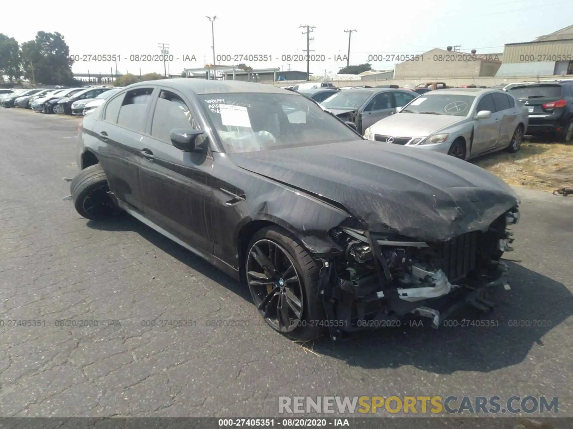 1 Photograph of a damaged car WBSJF0C57KB284592 BMW M5 2019