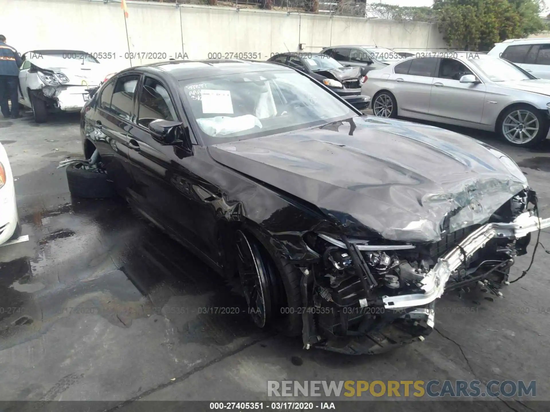 6 Photograph of a damaged car WBSJF0C57KB284592 BMW M5 2019