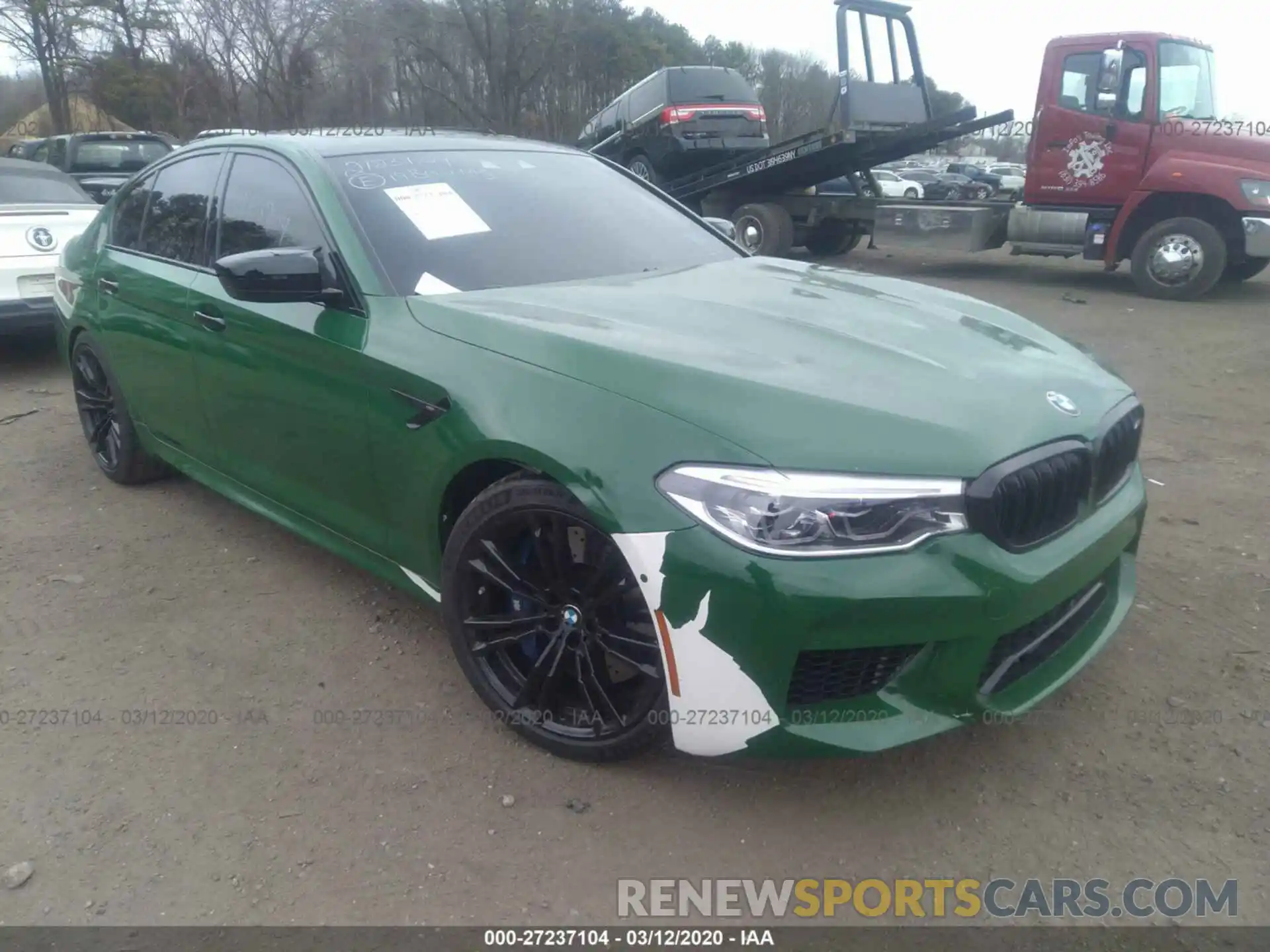 1 Photograph of a damaged car WBSJF0C57KB447824 BMW M5 2019