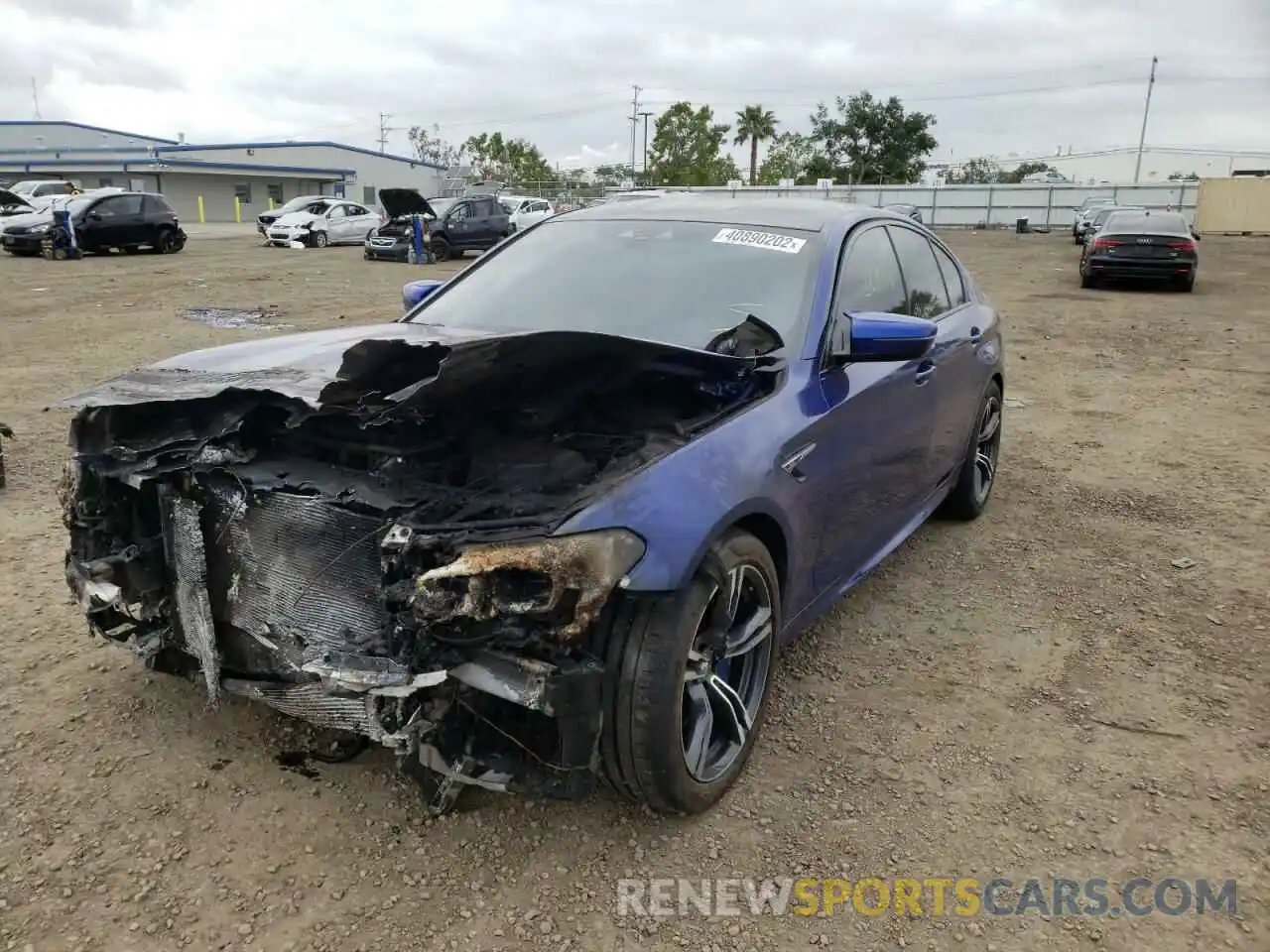 2 Photograph of a damaged car WBSJF0C57KB447922 BMW M5 2019