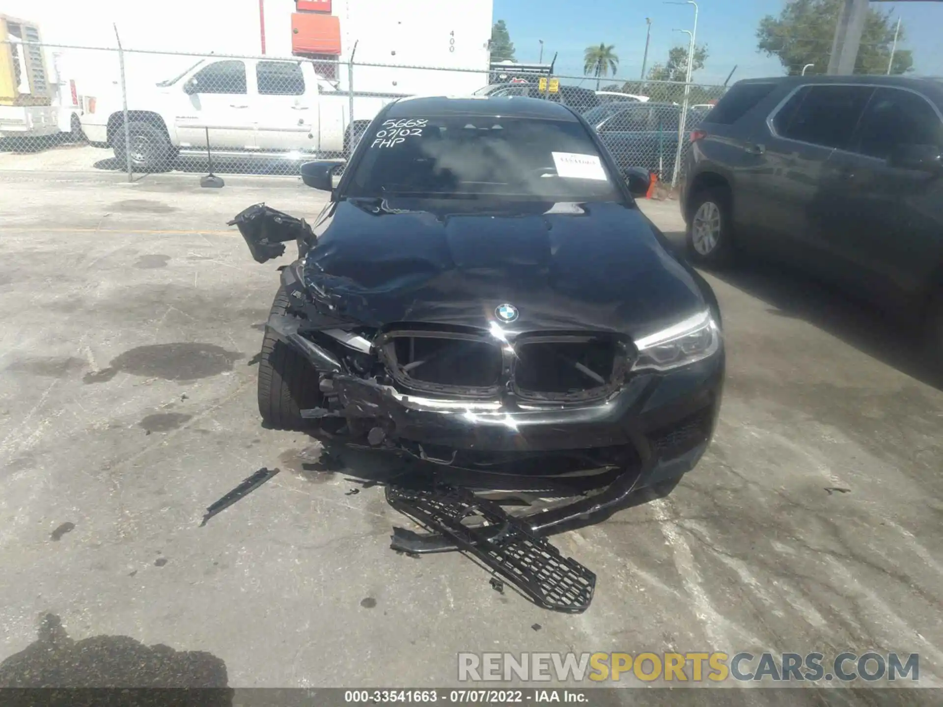 6 Photograph of a damaged car WBSJF0C58KB285668 BMW M5 2019