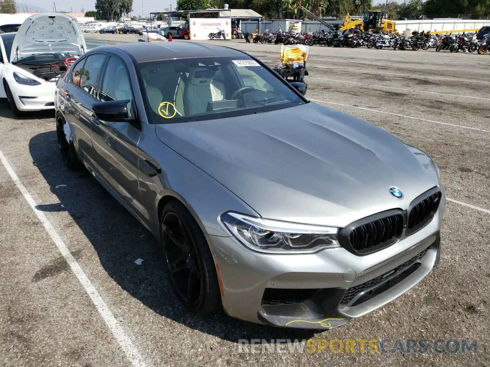 1 Photograph of a damaged car WBSJF0C58KB448089 BMW M5 2019