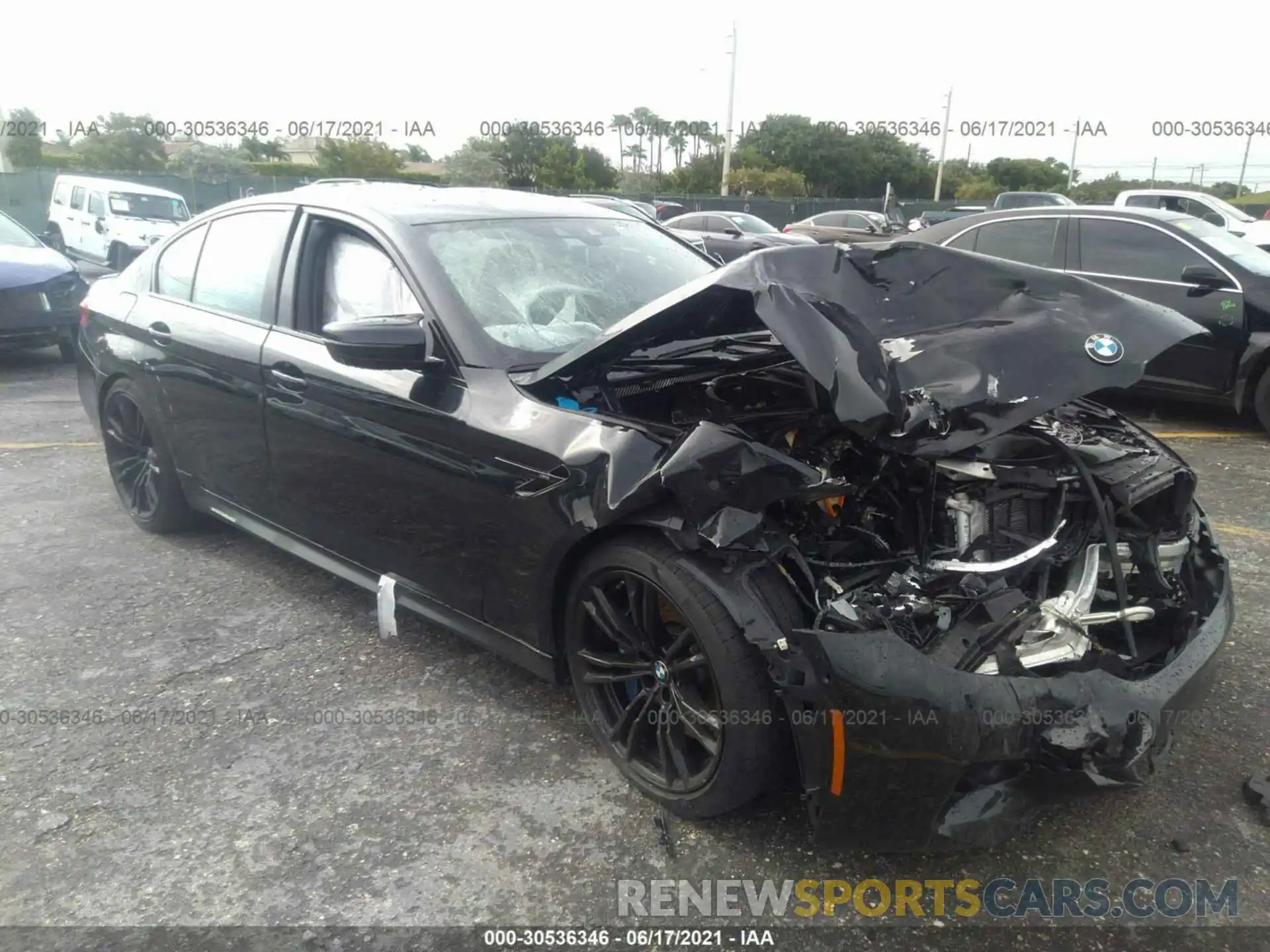 1 Photograph of a damaged car WBSJF0C58KB448139 BMW M5 2019