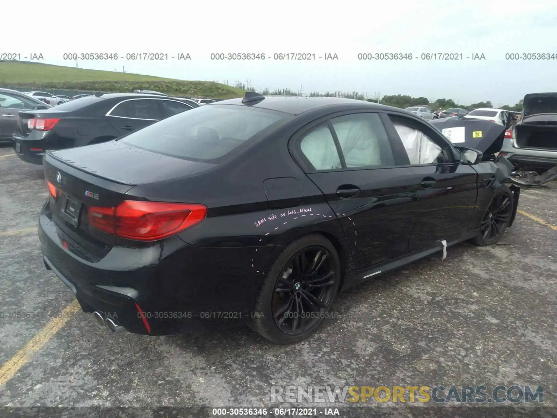 4 Photograph of a damaged car WBSJF0C58KB448139 BMW M5 2019