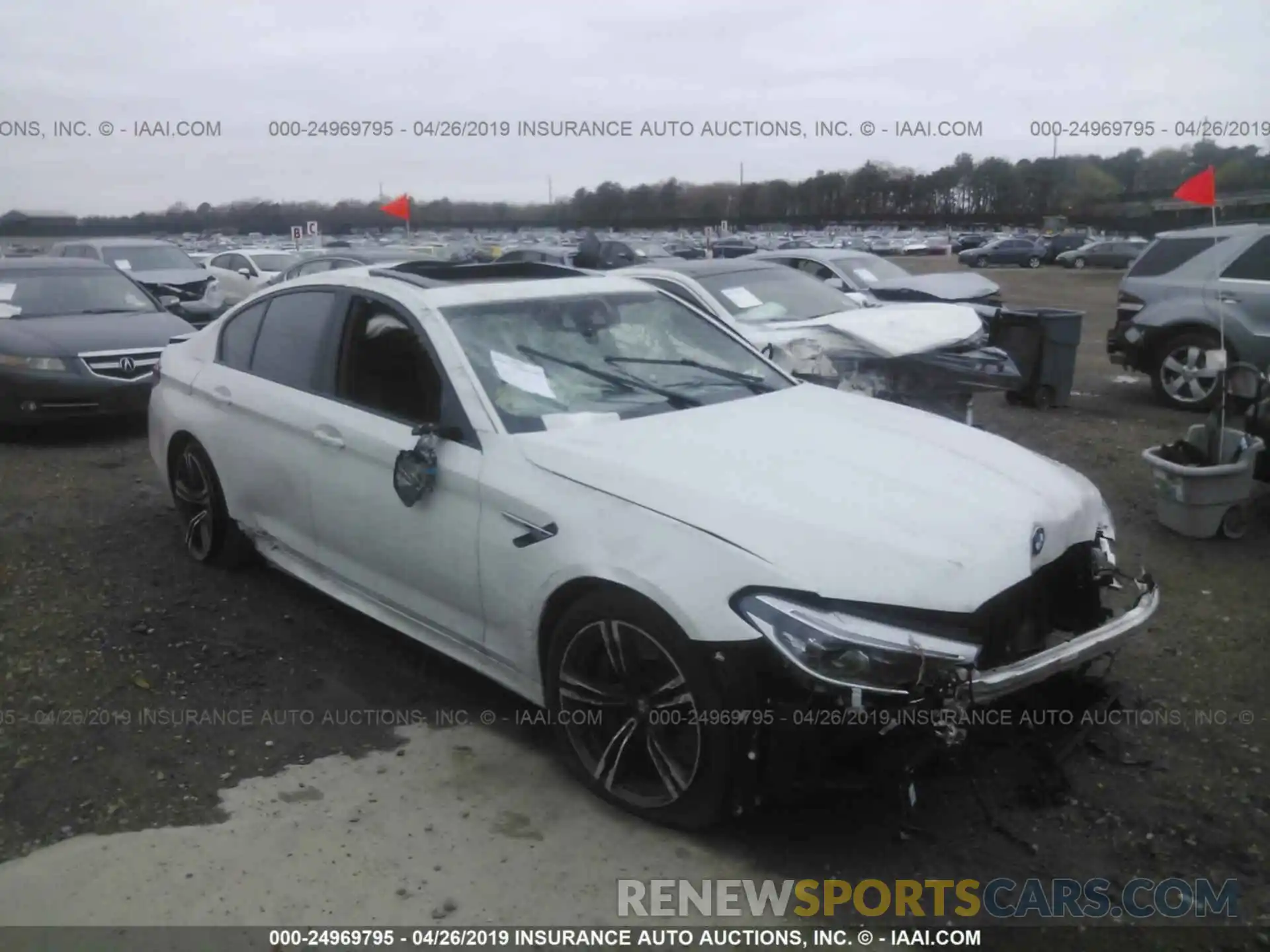 1 Photograph of a damaged car WBSJF0C59KB284190 BMW M5 2019