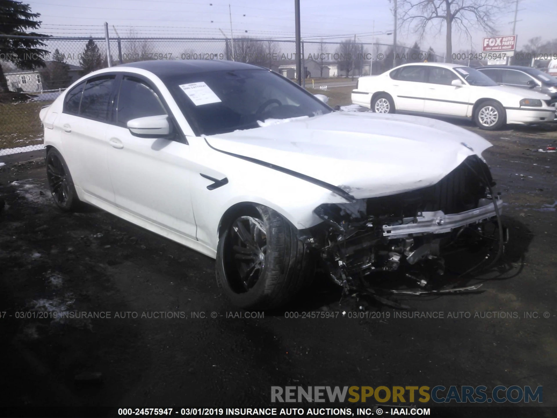 1 Photograph of a damaged car WBSJF0C59KB284349 BMW M5 2019