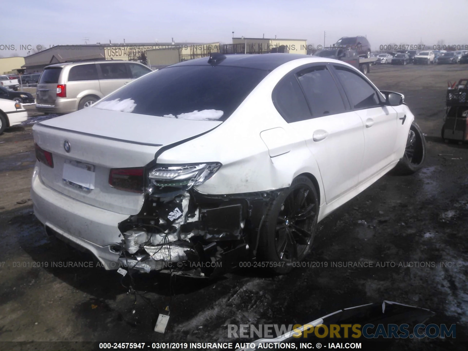 4 Photograph of a damaged car WBSJF0C59KB284349 BMW M5 2019