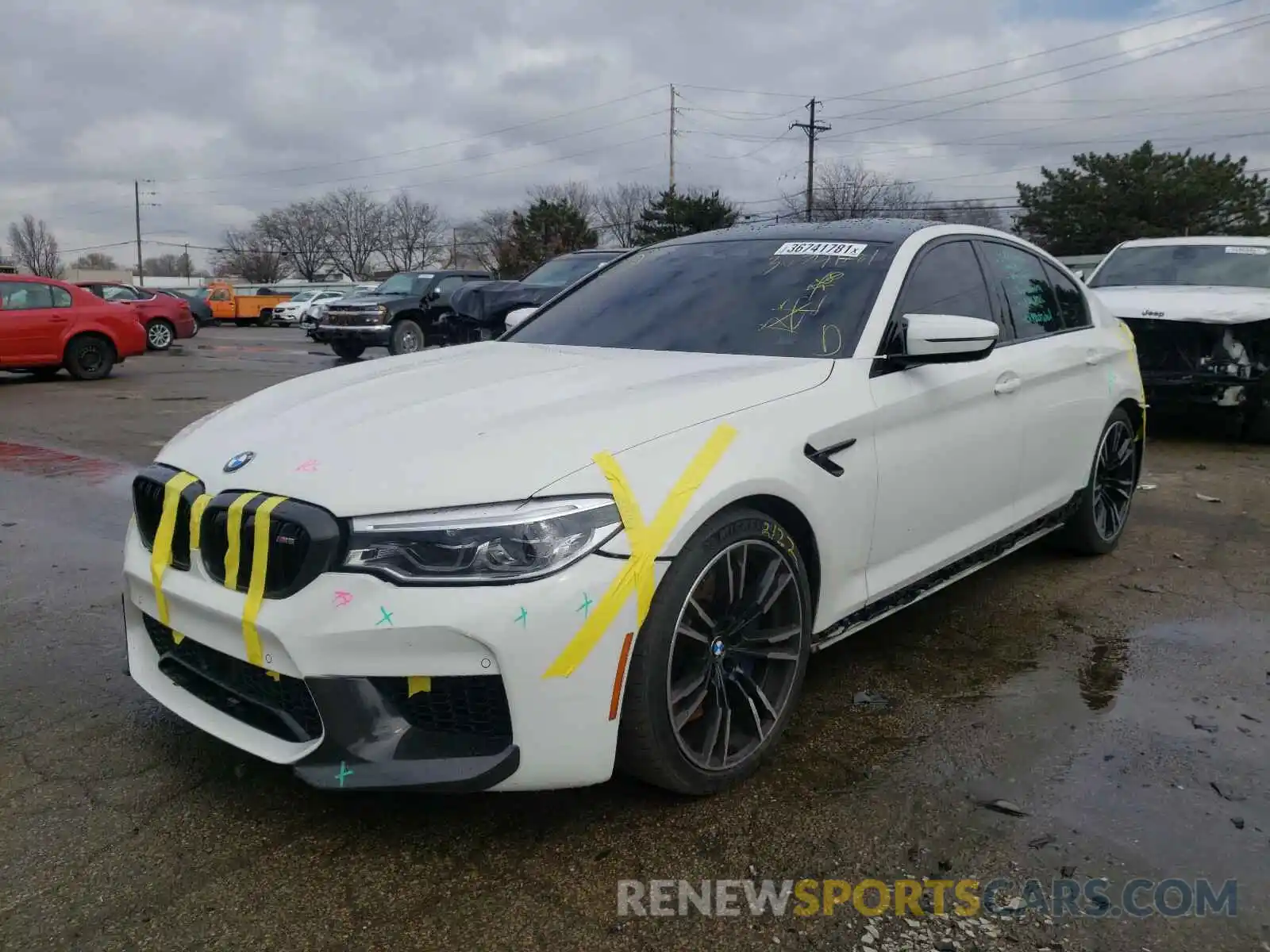 2 Photograph of a damaged car WBSJF0C59KB284934 BMW M5 2019