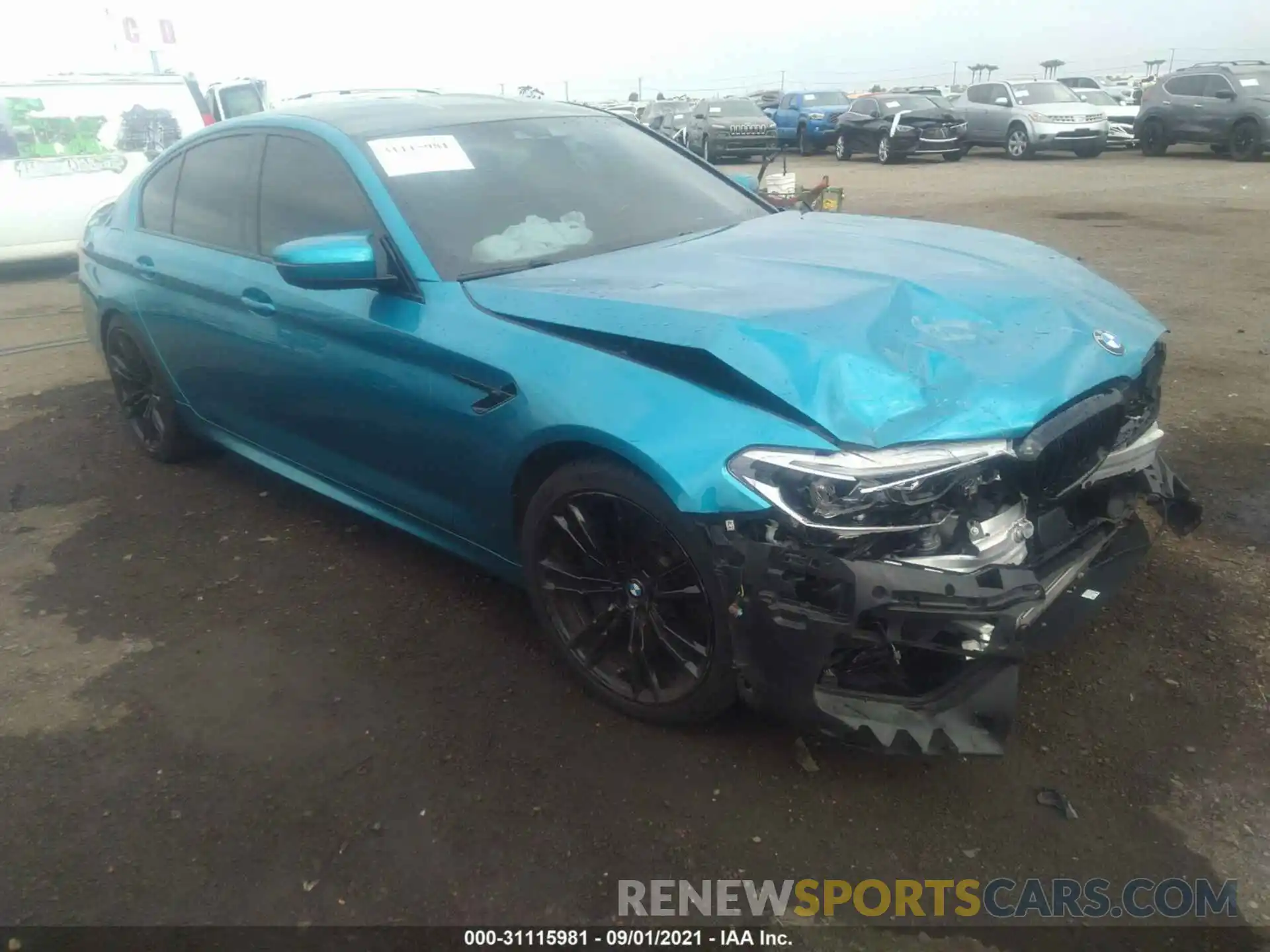 1 Photograph of a damaged car WBSJF0C59KB285064 BMW M5 2019