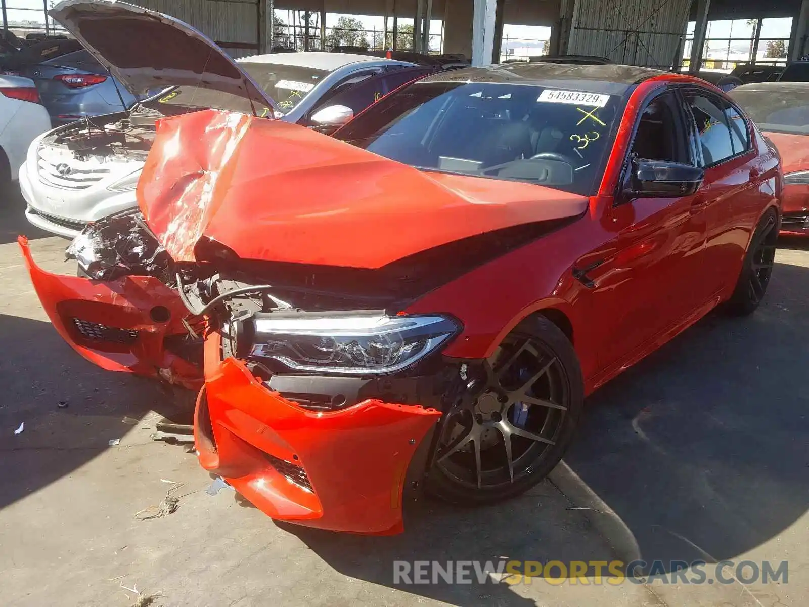 2 Photograph of a damaged car WBSJF0C59KB447226 BMW M5 2019