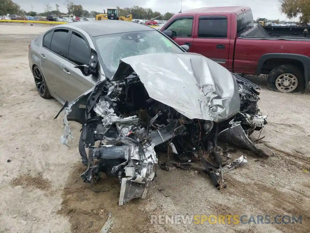 1 Photograph of a damaged car WBSJF0C59KB448098 BMW M5 2019