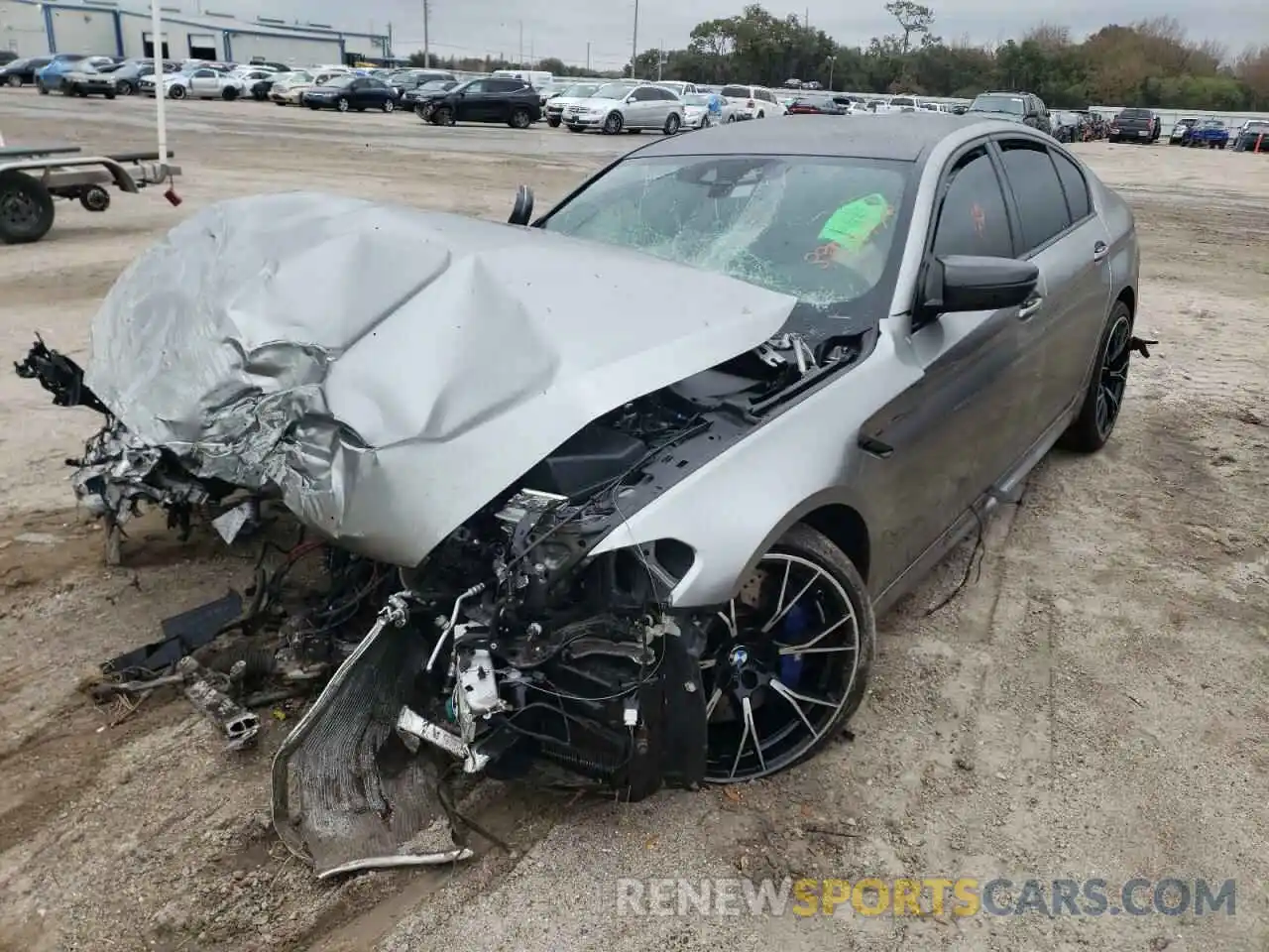 2 Photograph of a damaged car WBSJF0C59KB448098 BMW M5 2019