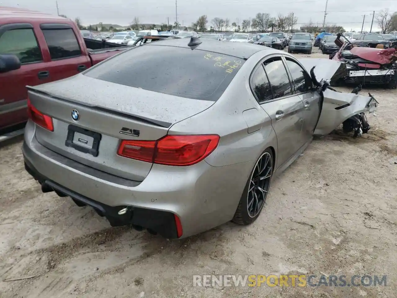 4 Photograph of a damaged car WBSJF0C59KB448098 BMW M5 2019