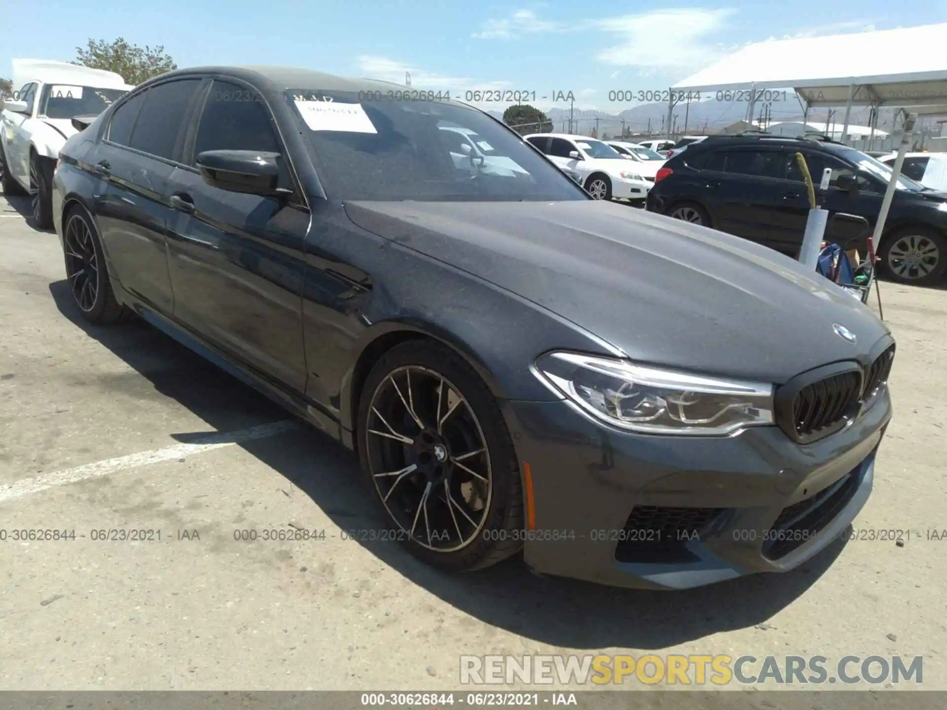 1 Photograph of a damaged car WBSJF0C5XKB446621 BMW M5 2019