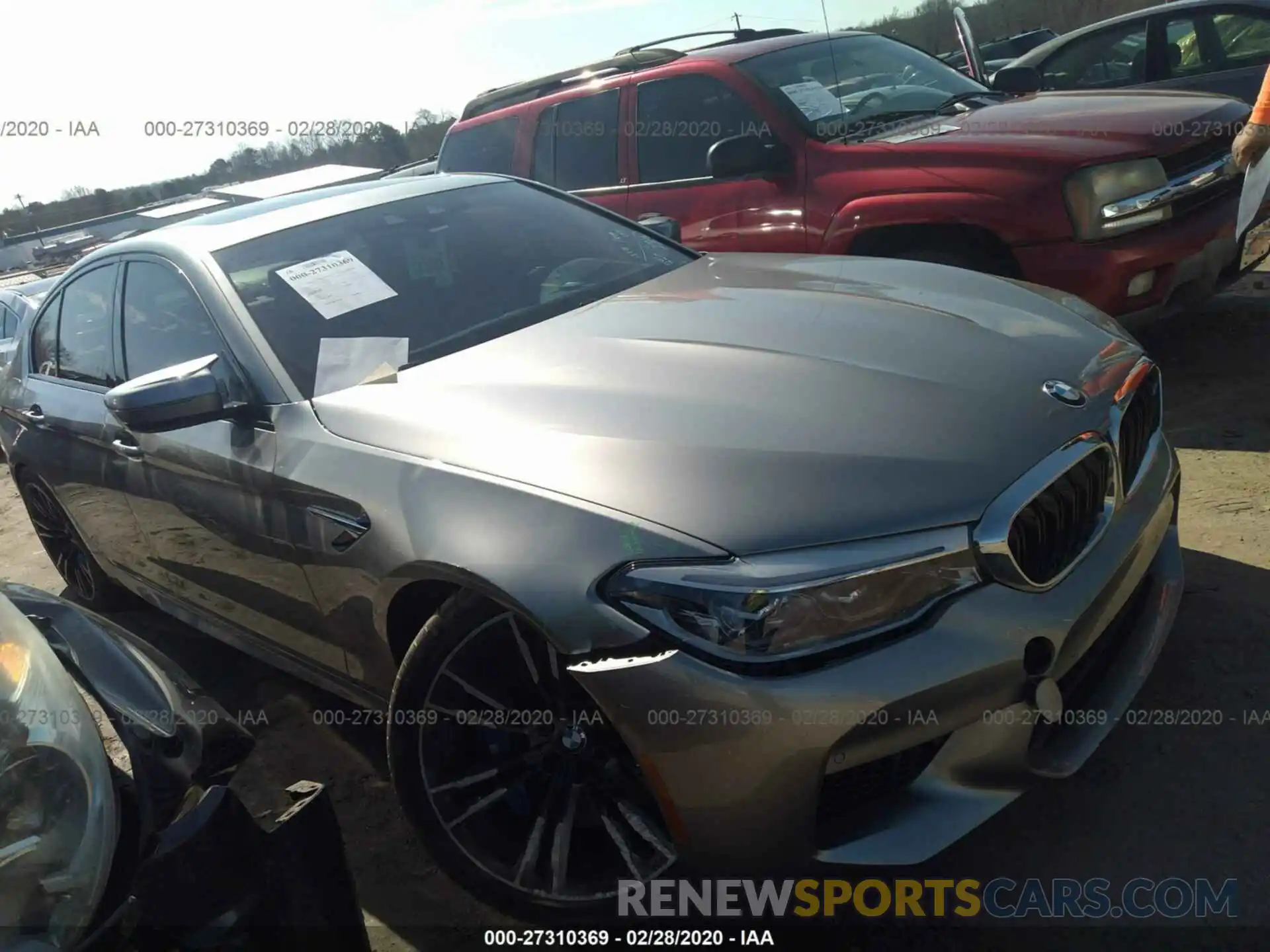 1 Photograph of a damaged car WBSJF0C5XKB448031 BMW M5 2019