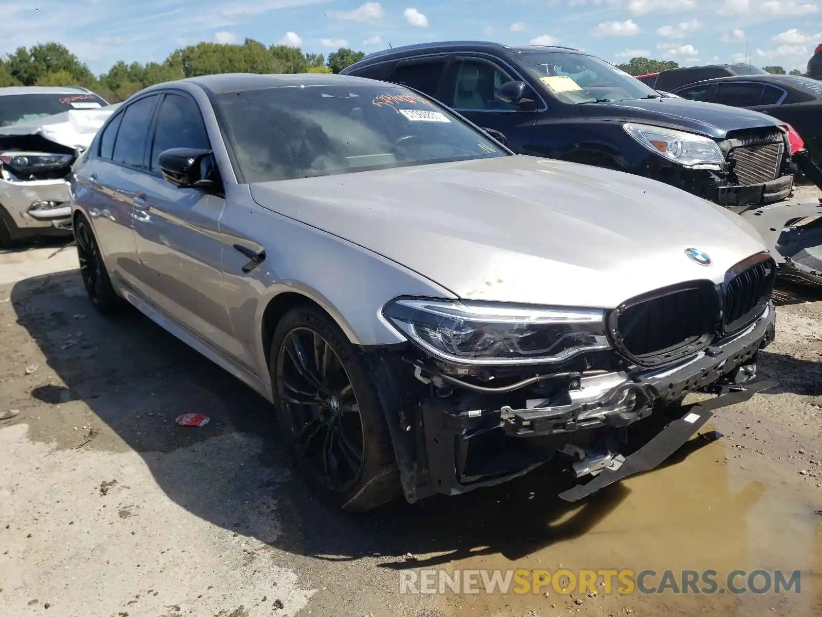 1 Photograph of a damaged car WBSJF0C5XKB448272 BMW M5 2019