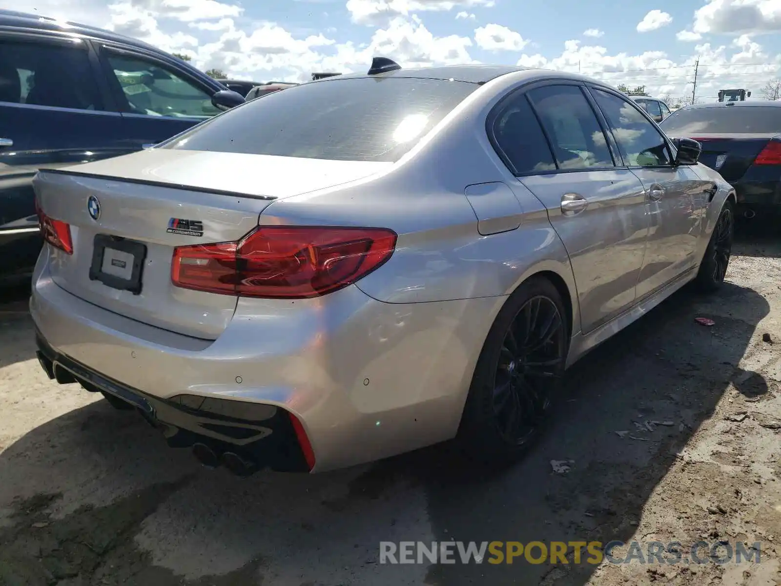 4 Photograph of a damaged car WBSJF0C5XKB448272 BMW M5 2019