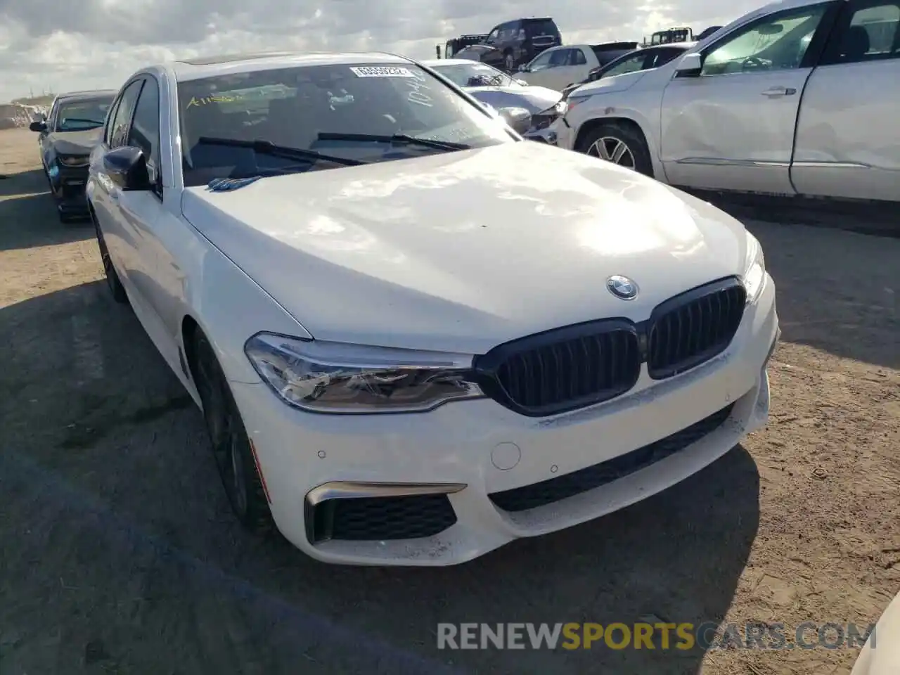 1 Photograph of a damaged car WBAJS7C00LBN96347 BMW M5 2020