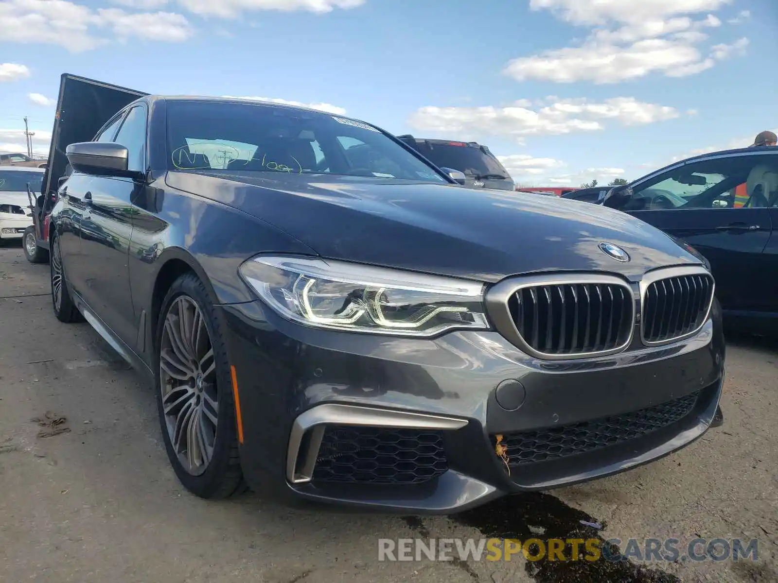 1 Photograph of a damaged car WBAJS7C00LCD85596 BMW M5 2020