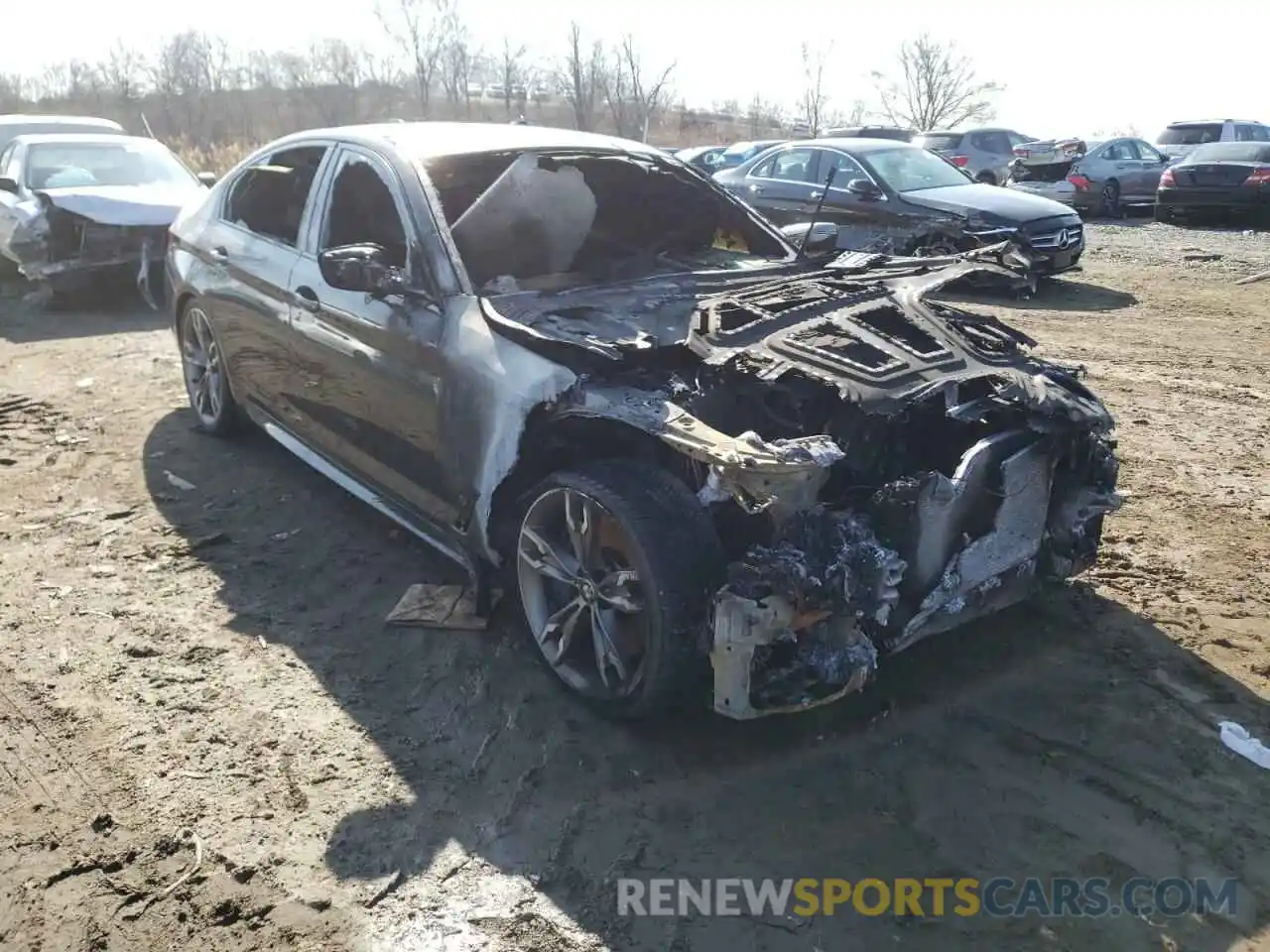 1 Photograph of a damaged car WBAJS7C01LBN96535 BMW M5 2020