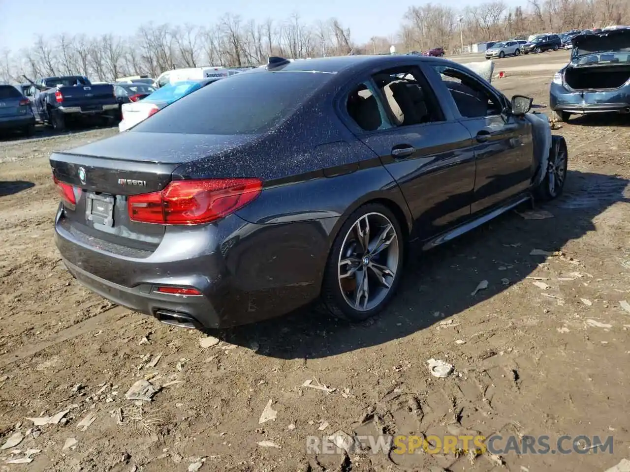 4 Фотография поврежденного автомобиля WBAJS7C01LBN96535 BMW M5 2020