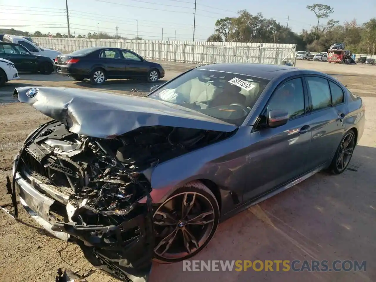 2 Photograph of a damaged car WBAJS7C01LBN96633 BMW M5 2020