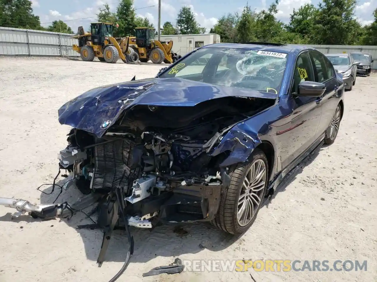 2 Photograph of a damaged car WBAJS7C02LBN96737 BMW M5 2020