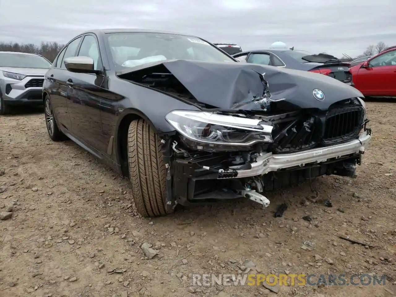 1 Photograph of a damaged car WBAJS7C02LCD29059 BMW M5 2020