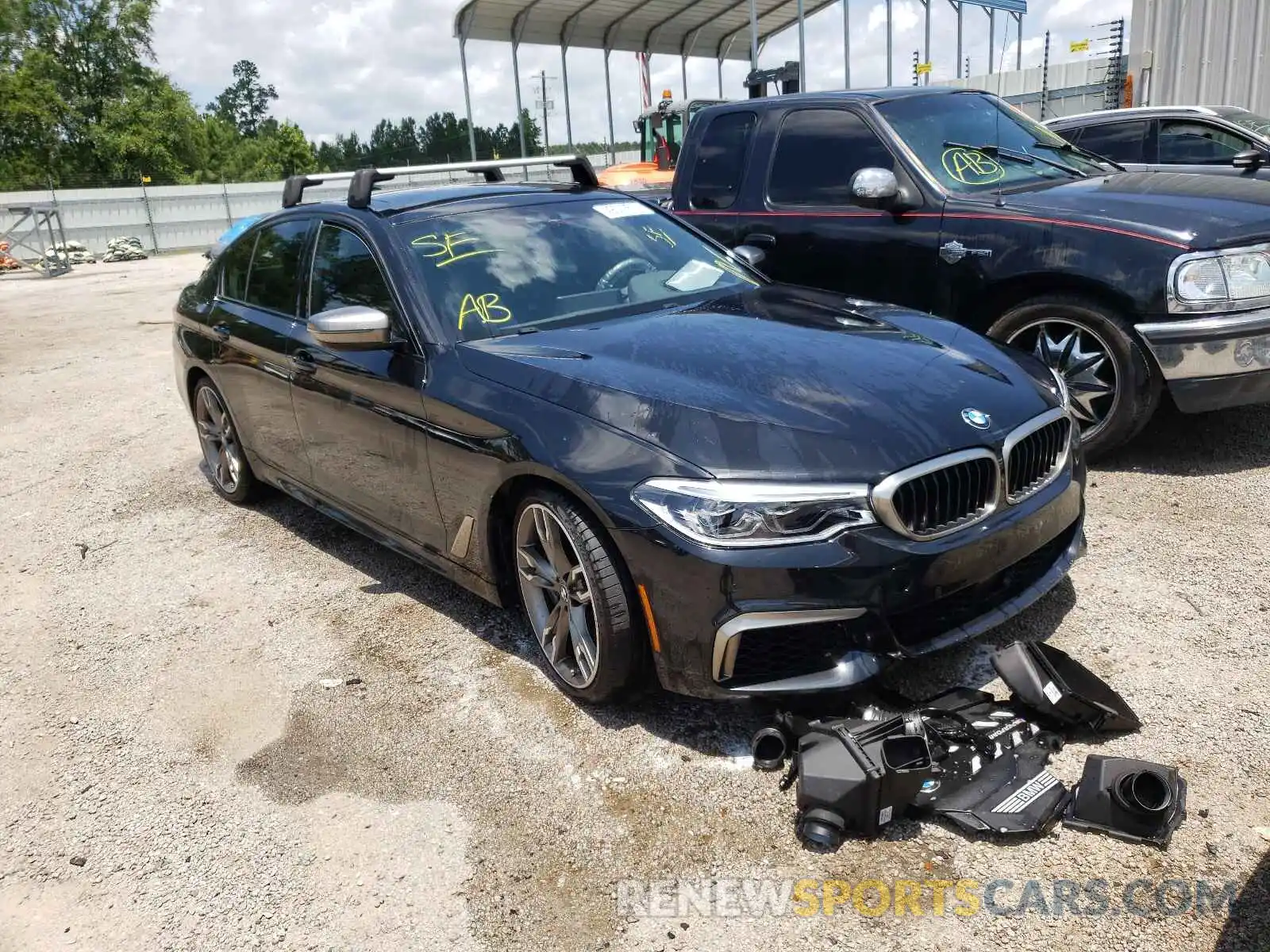 9 Photograph of a damaged car WBAJS7C03LCE78077 BMW M5 2020