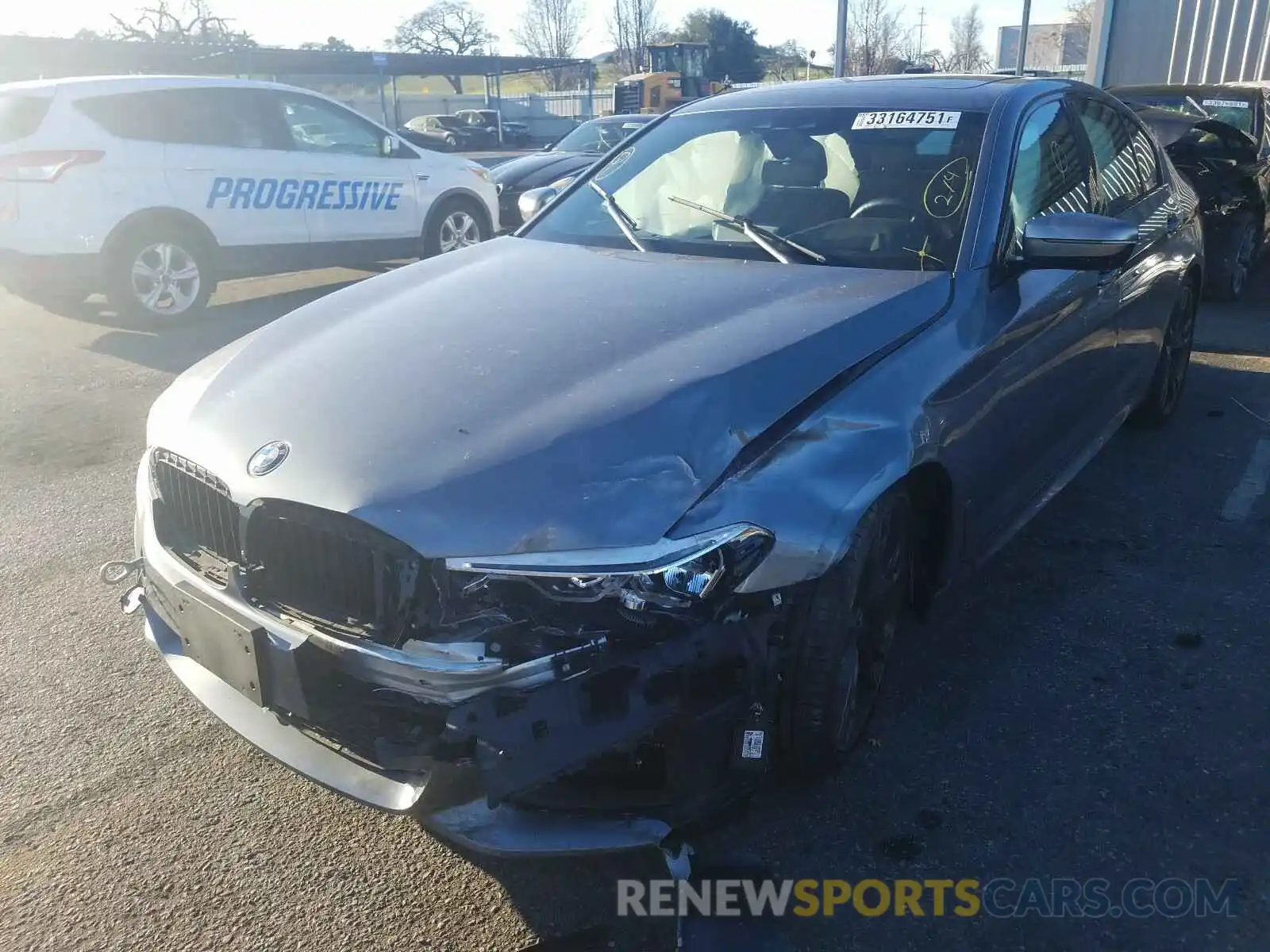 2 Фотография поврежденного автомобиля WBAJS7C04LCE01377 BMW M5 2020
