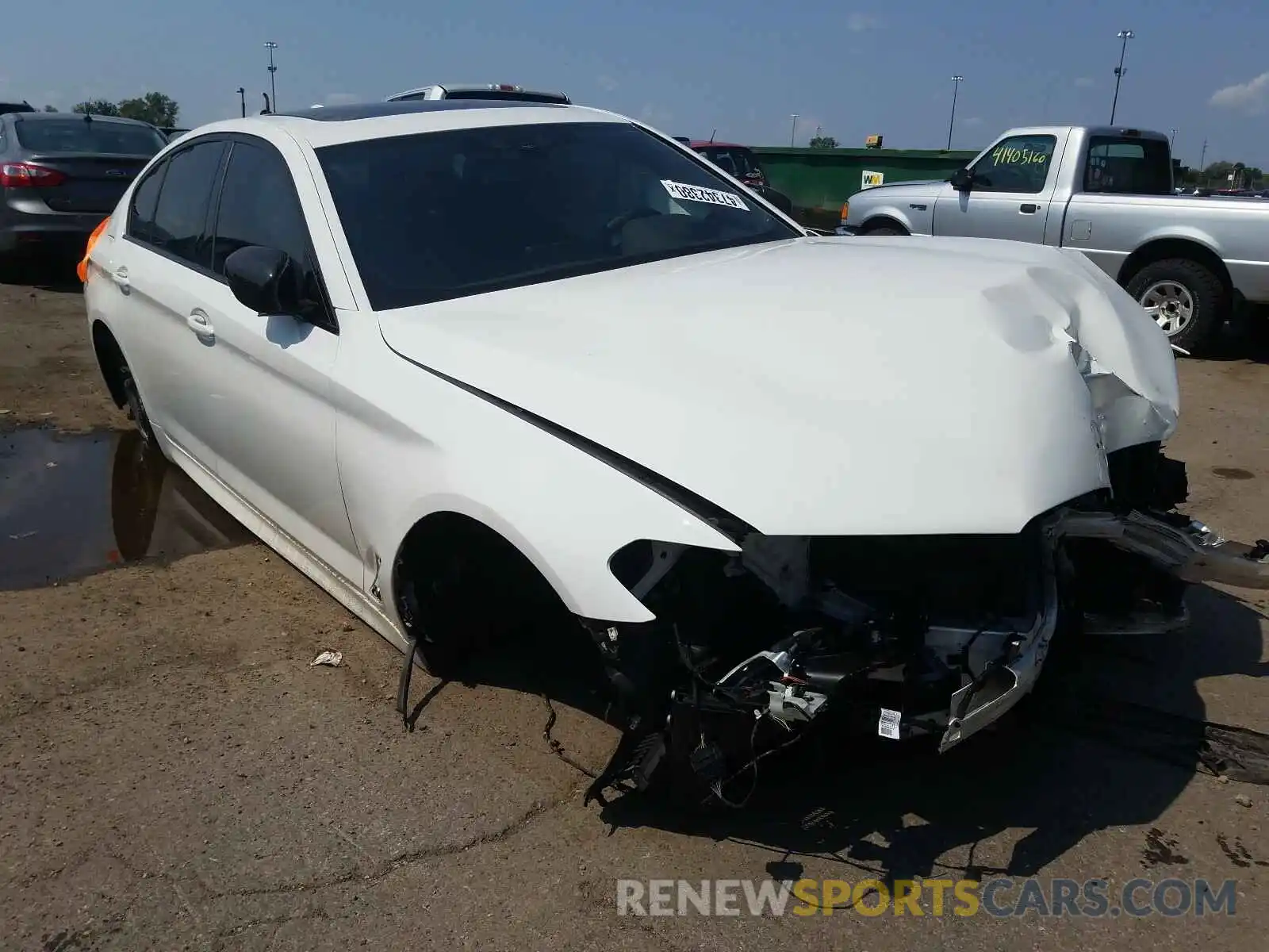 1 Photograph of a damaged car WBAJS7C05LBN96358 BMW M5 2020