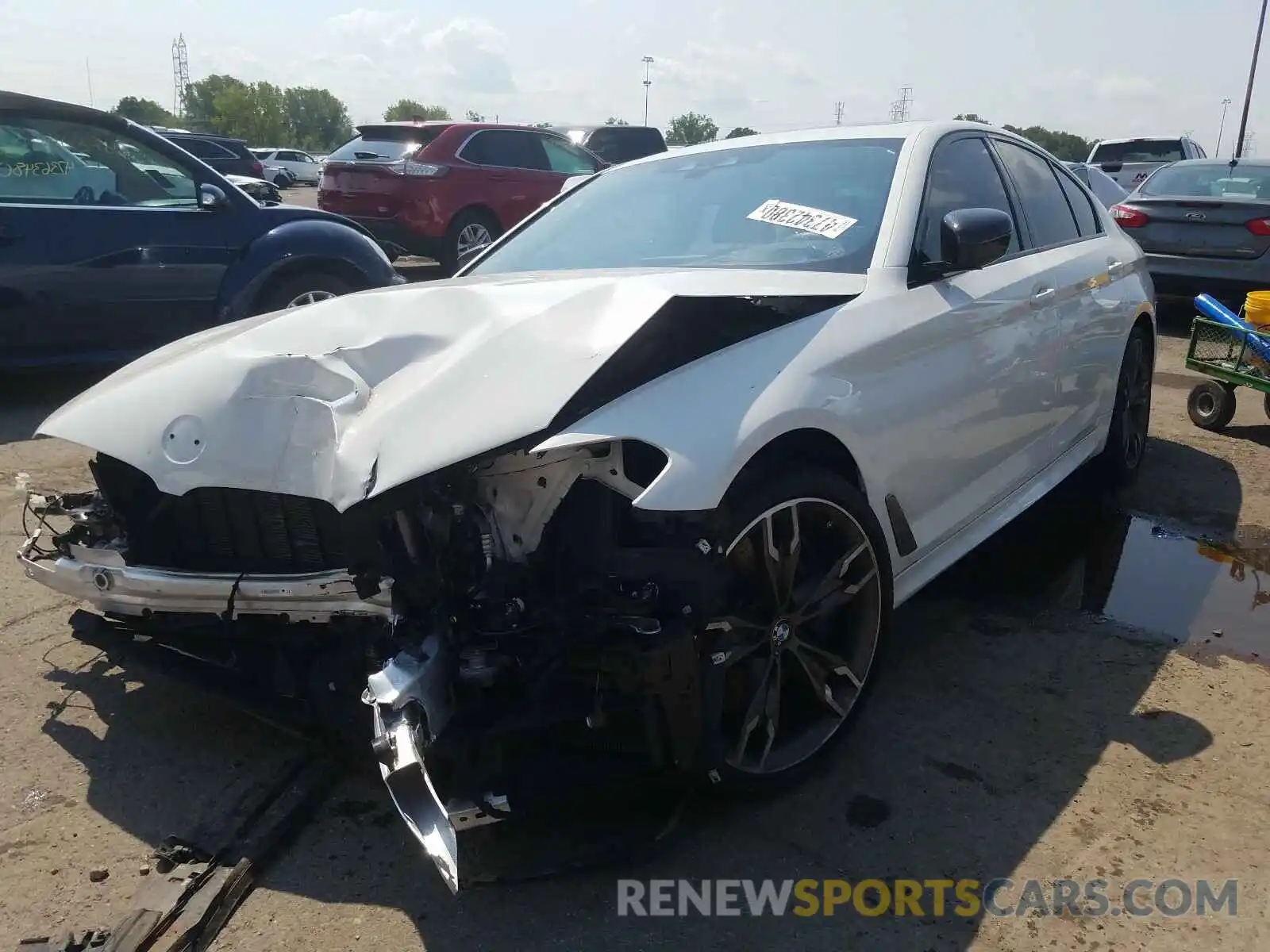 2 Photograph of a damaged car WBAJS7C05LBN96358 BMW M5 2020