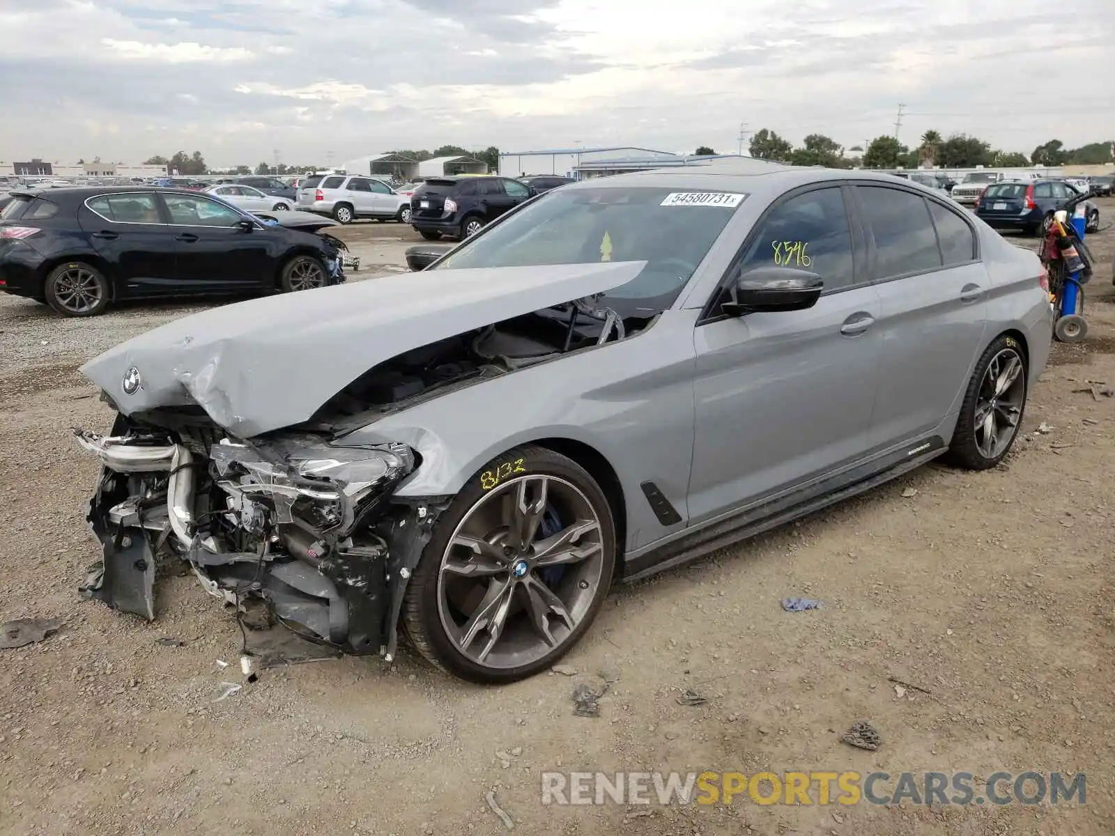 2 Photograph of a damaged car WBAJS7C06LCD11986 BMW M5 2020