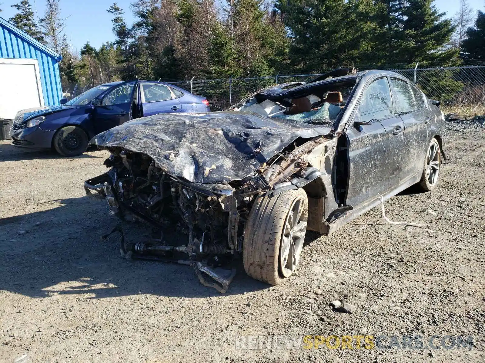 2 Photograph of a damaged car WBAJS7C09LBN96847 BMW M5 2020