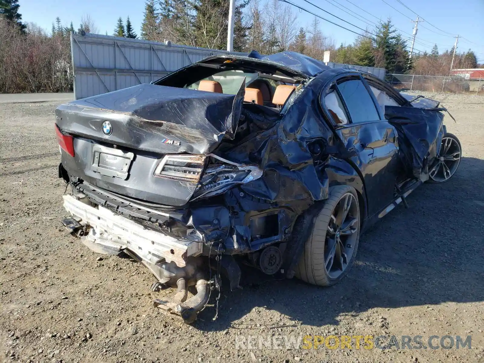 4 Photograph of a damaged car WBAJS7C09LBN96847 BMW M5 2020