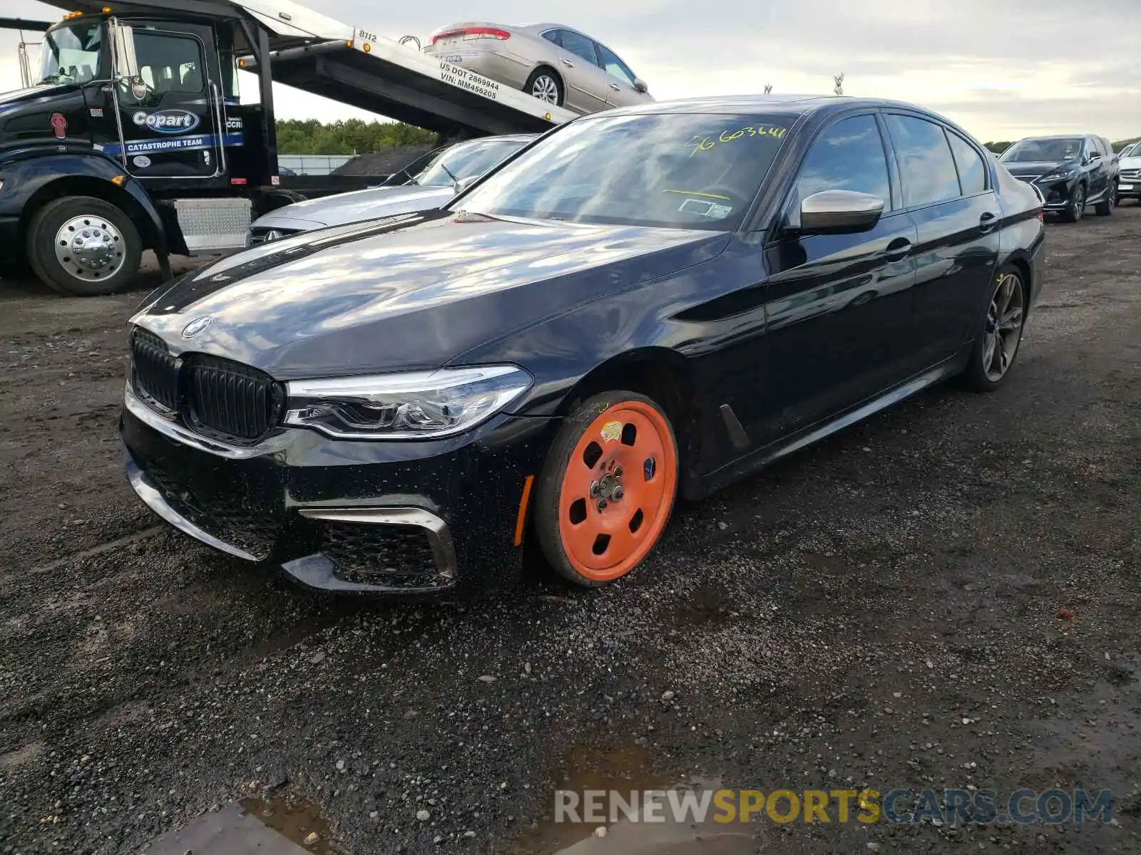 2 Photograph of a damaged car WBAJS7C09LBN96878 BMW M5 2020