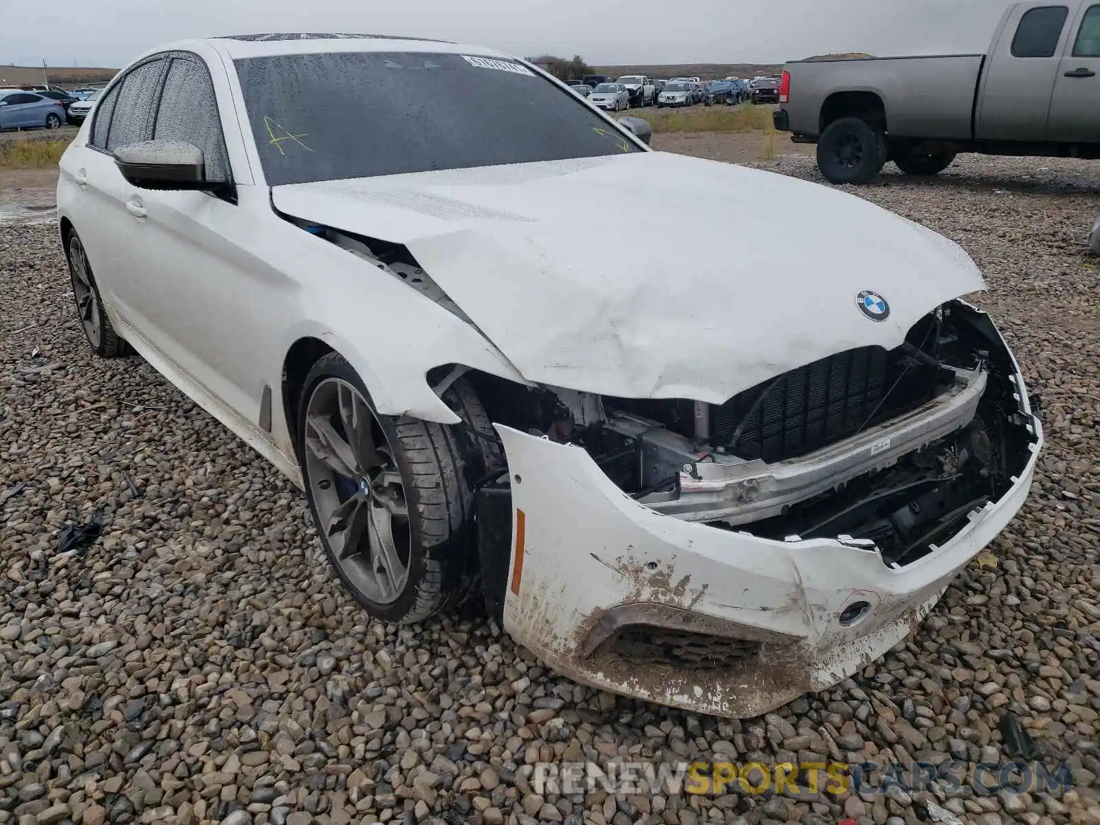 1 Photograph of a damaged car WBAJS7C0XLCD00537 BMW M5 2020