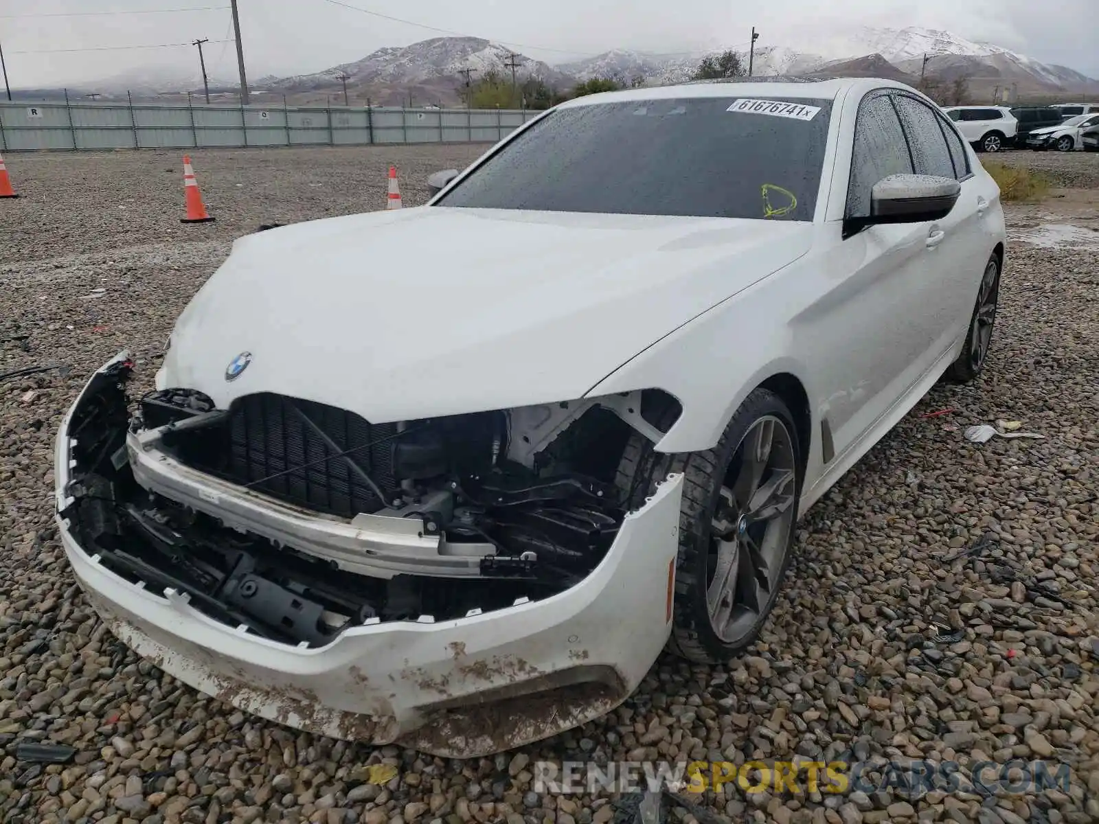 2 Photograph of a damaged car WBAJS7C0XLCD00537 BMW M5 2020