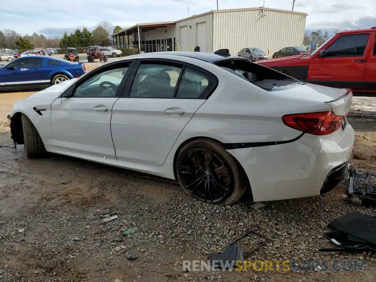 2 Photograph of a damaged car WBSJF0C00LCE65374 BMW M5 2020