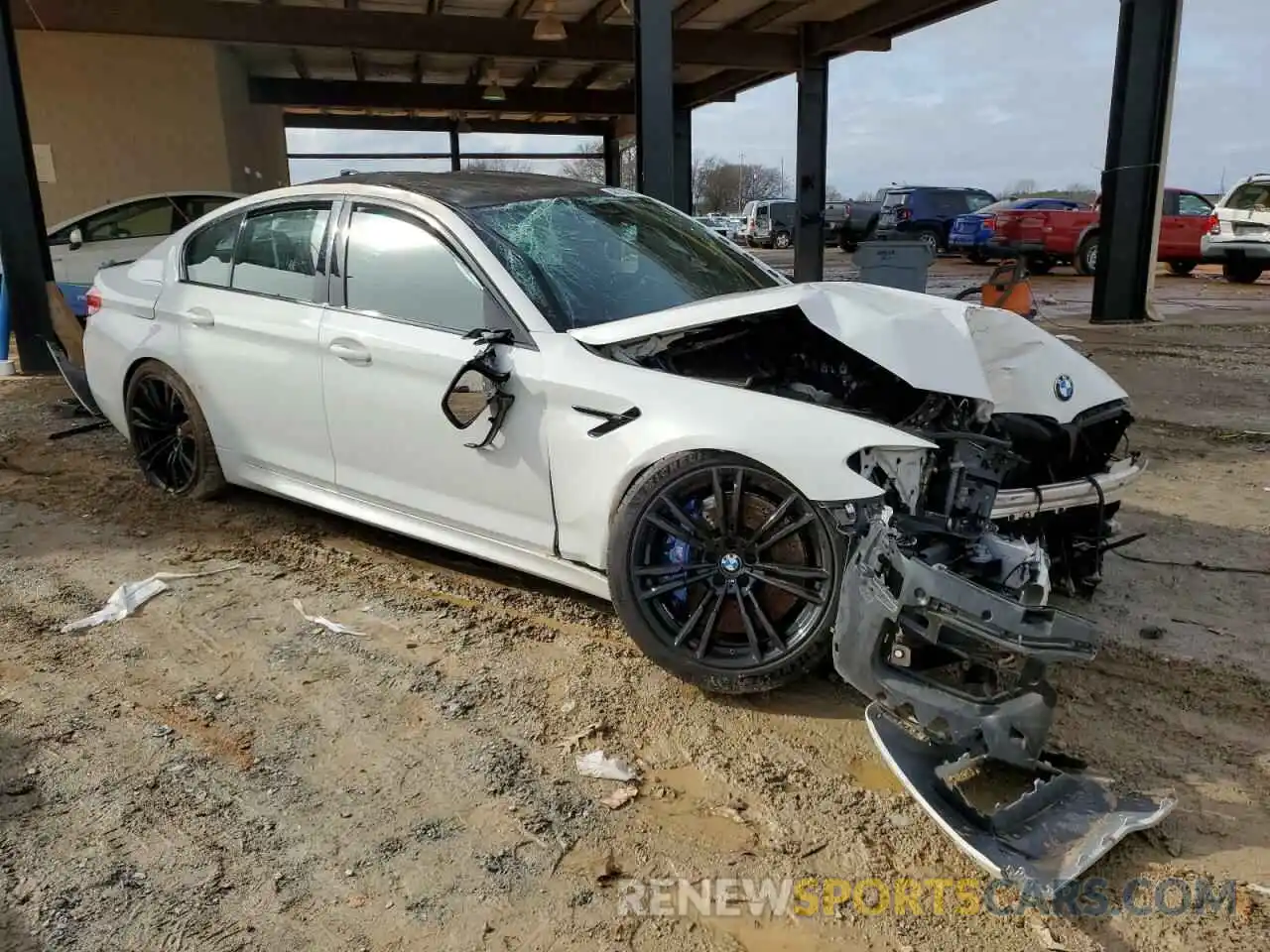 4 Photograph of a damaged car WBSJF0C00LCE65374 BMW M5 2020