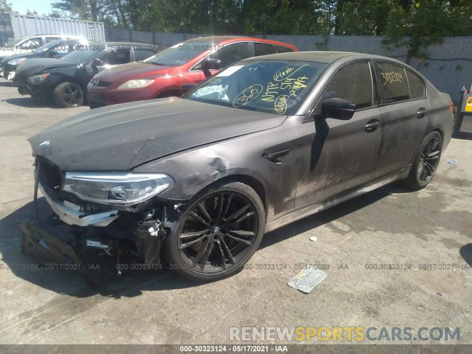 2 Фотография поврежденного автомобиля WBSJF0C01LCD39900 BMW M5 2020