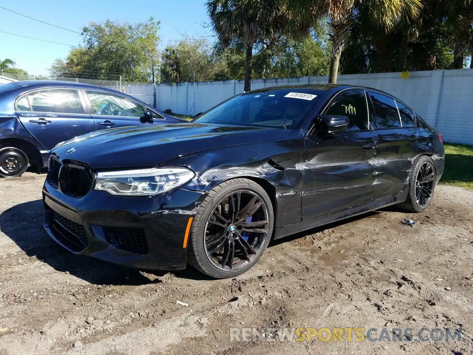 2 Photograph of a damaged car WBSJF0C02LCD72680 BMW M5 2020