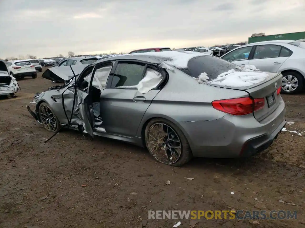 2 Photograph of a damaged car WBSJF0C02LCE09386 BMW M5 2020