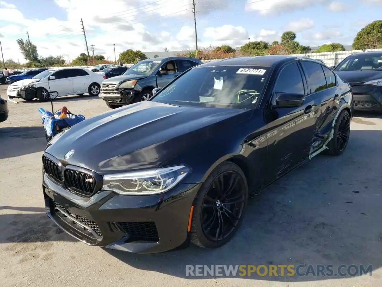 2 Photograph of a damaged car WBSJF0C02LCE29251 BMW M5 2020