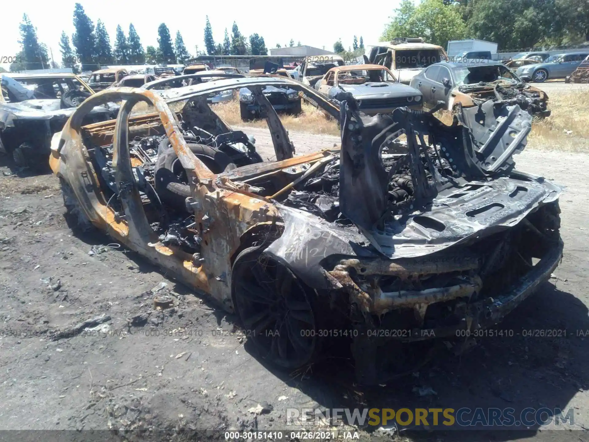 1 Фотография поврежденного автомобиля WBSJF0C03LCE00177 BMW M5 2020