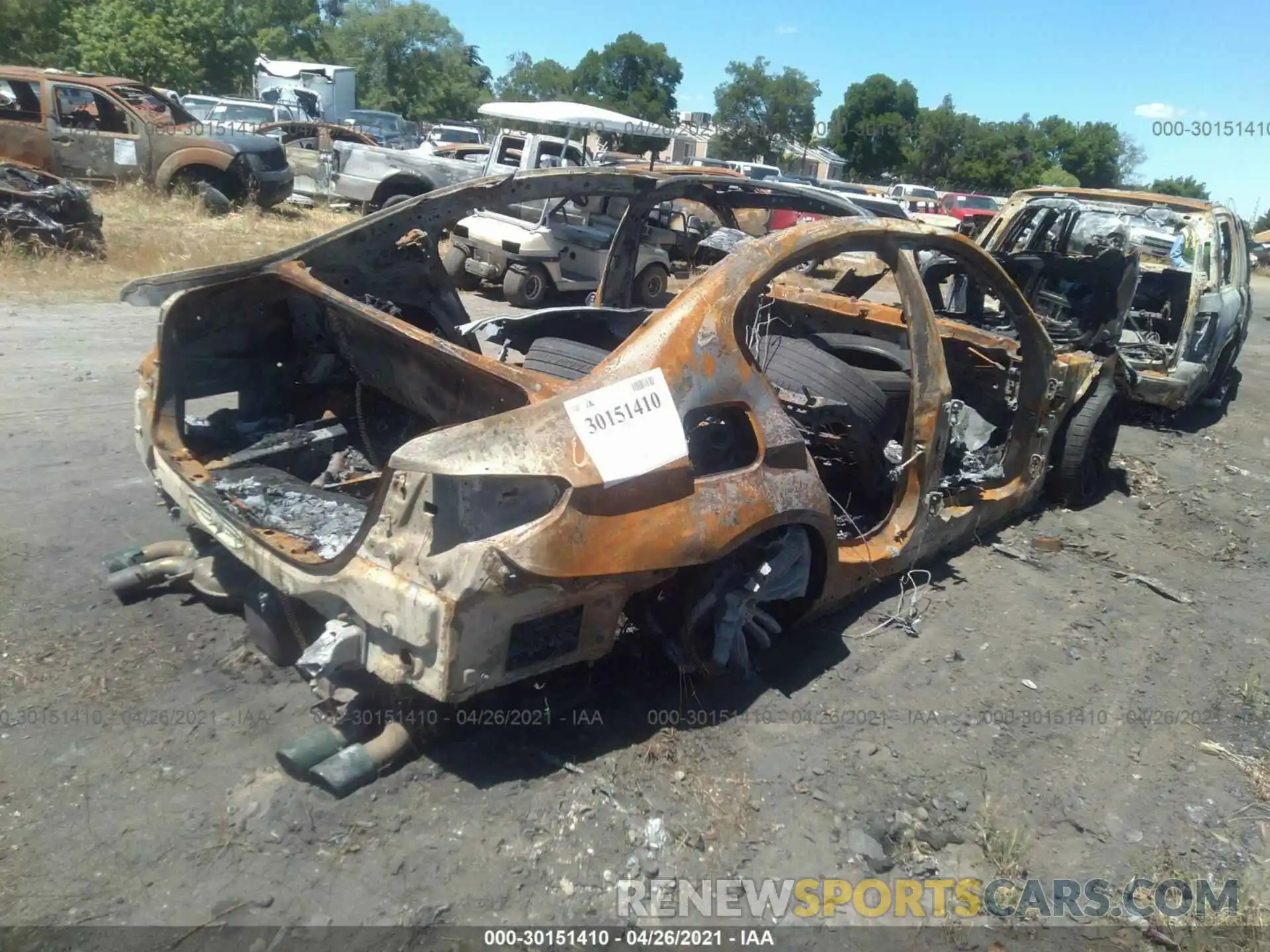 4 Фотография поврежденного автомобиля WBSJF0C03LCE00177 BMW M5 2020